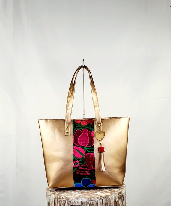 Handmade Laptop Work Tote Bag-mexican Bag-artisanal Handbag-vegan