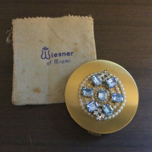 Beautiful vintage Wiesner of Miami Compact