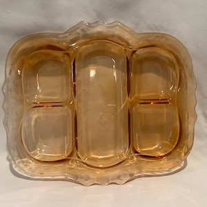 Vintage Cambridge Glass Relish Tray