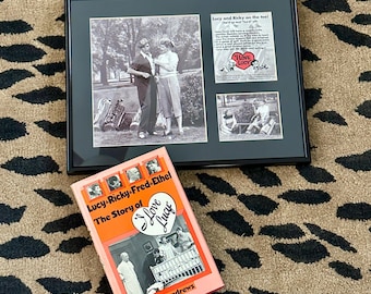 Lucille Ball Collection: The Story of I Love Lucy by Bart Andrews 1st Ed. and "Tee'd Up Tee'd Off" w/COA Wall Art