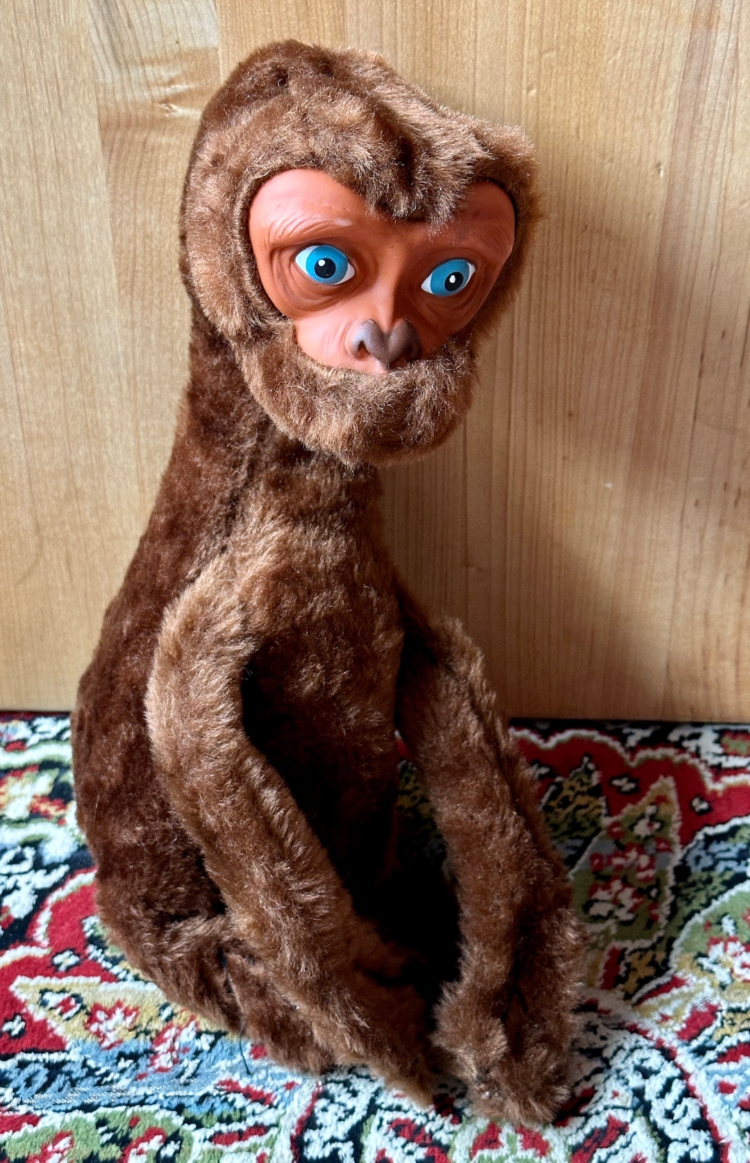 Vintage 1982 E.T. Plush Doll: Rushton Rubber Face, 80s Film