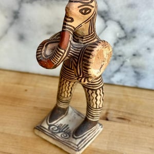 Vintage Red Clay Petatillo Pottery Figure, Bowls & Plant Pots: Mexican Folk Art • Sold Separately