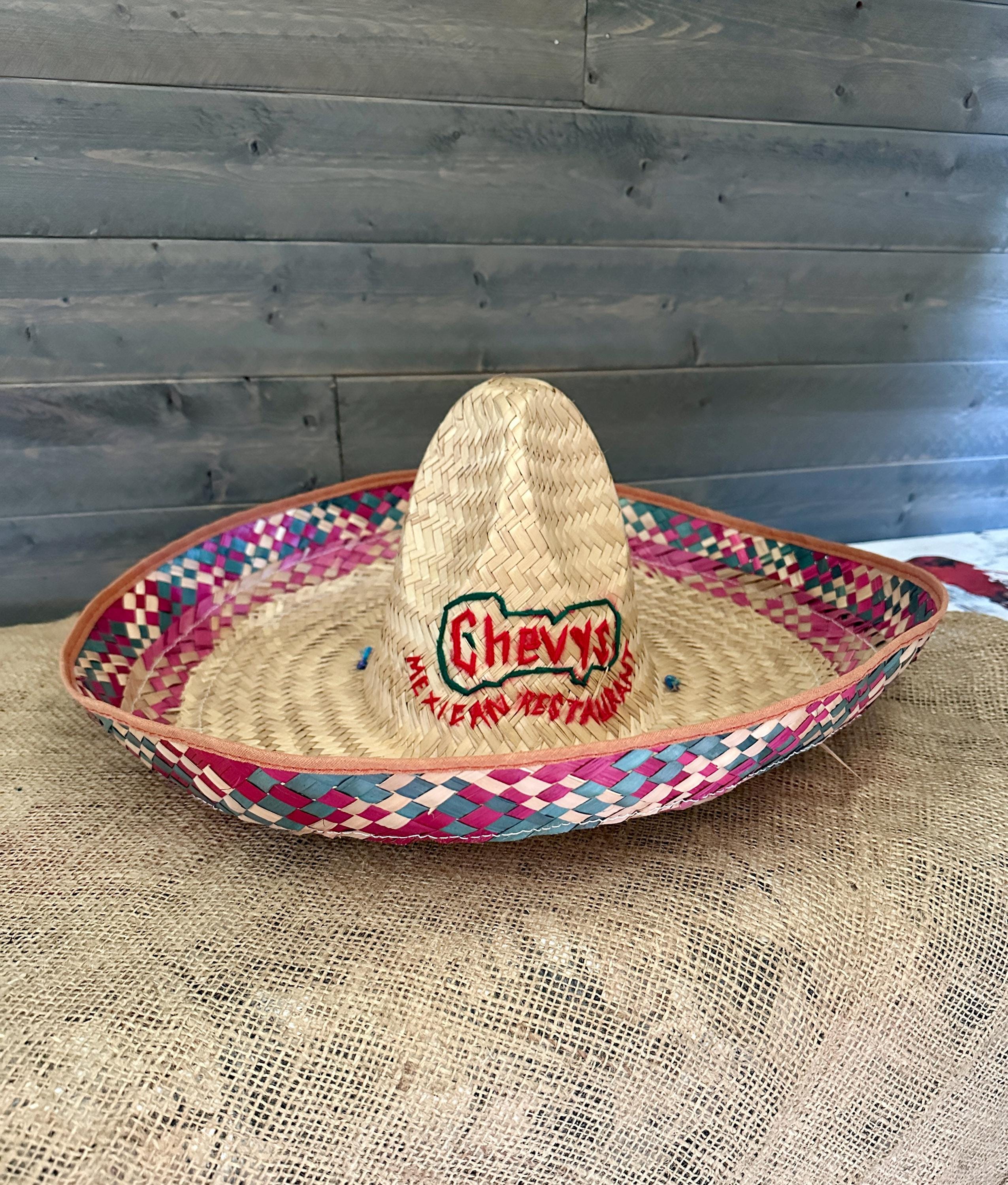 Vintage Mexican Straw Hats - Etsy