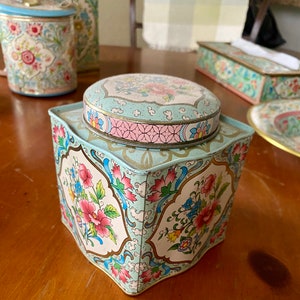 VTG Daher Tins for Tea Biscuit Party Favors Candy Storage Ideal for Bridal Baby Shower Gift image 9