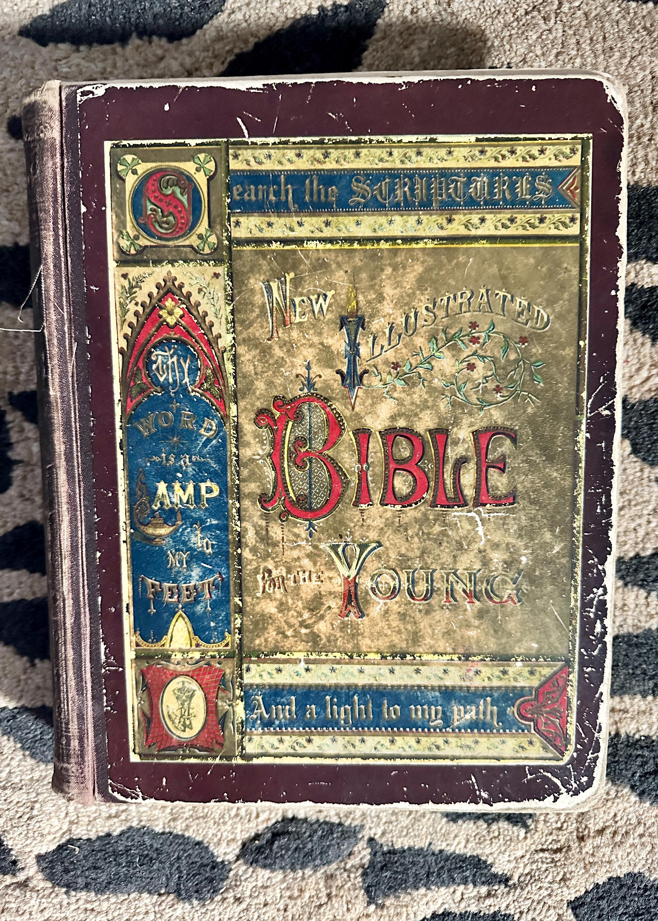 Antique Gothic Bible - Etsy