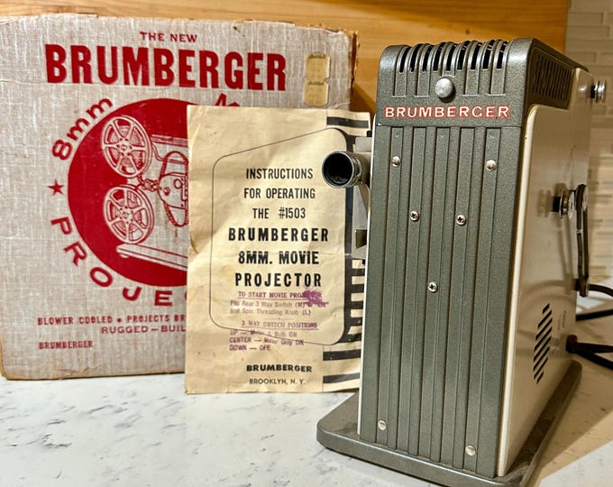 Vintage Brumberger Project-A-Scope Image Photo Projector NOS Vintage Brumberger Project-A-Scope Image Photo Projector NOS