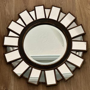 Vintage Designer Accent Mirrors: (3) Available • Sunburst, Star, Glamour Modern Style • Stunning Home Decor Wall Art • Great Wedding Gift