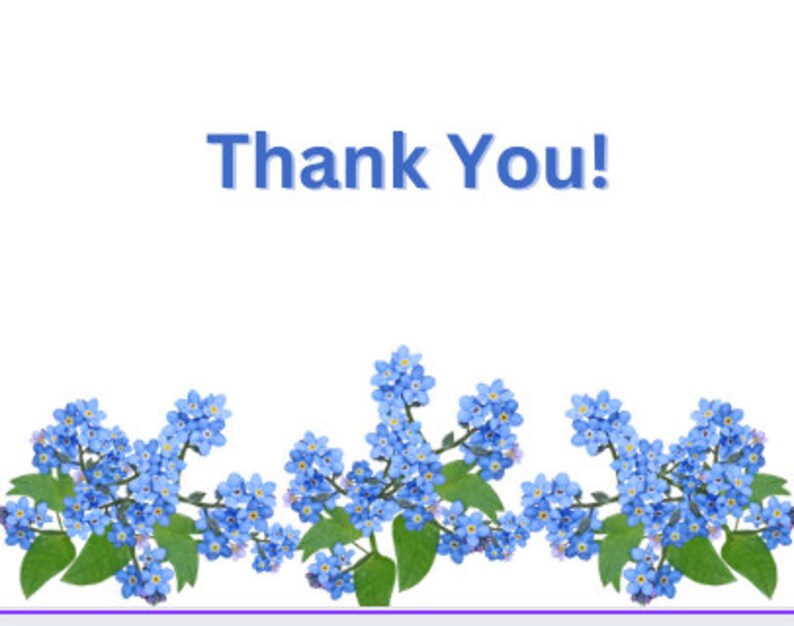 Digital Thank You Cards Etsy