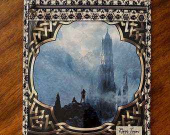 Dragons and Castle Cross Stitch Project Bag