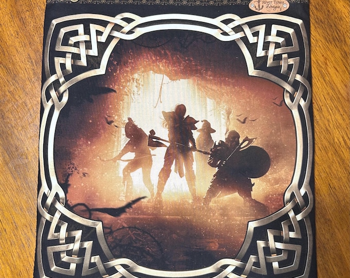 Dragon Hunters Cross Stitch Project Bag