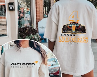 Lando Norris Formula One Sweatshirt, F1 Two Sides Sweatshirt, Lando Norris Shirt, Norris F1 Sweater, Lando Norris 4, F1 Two Sides Shirt