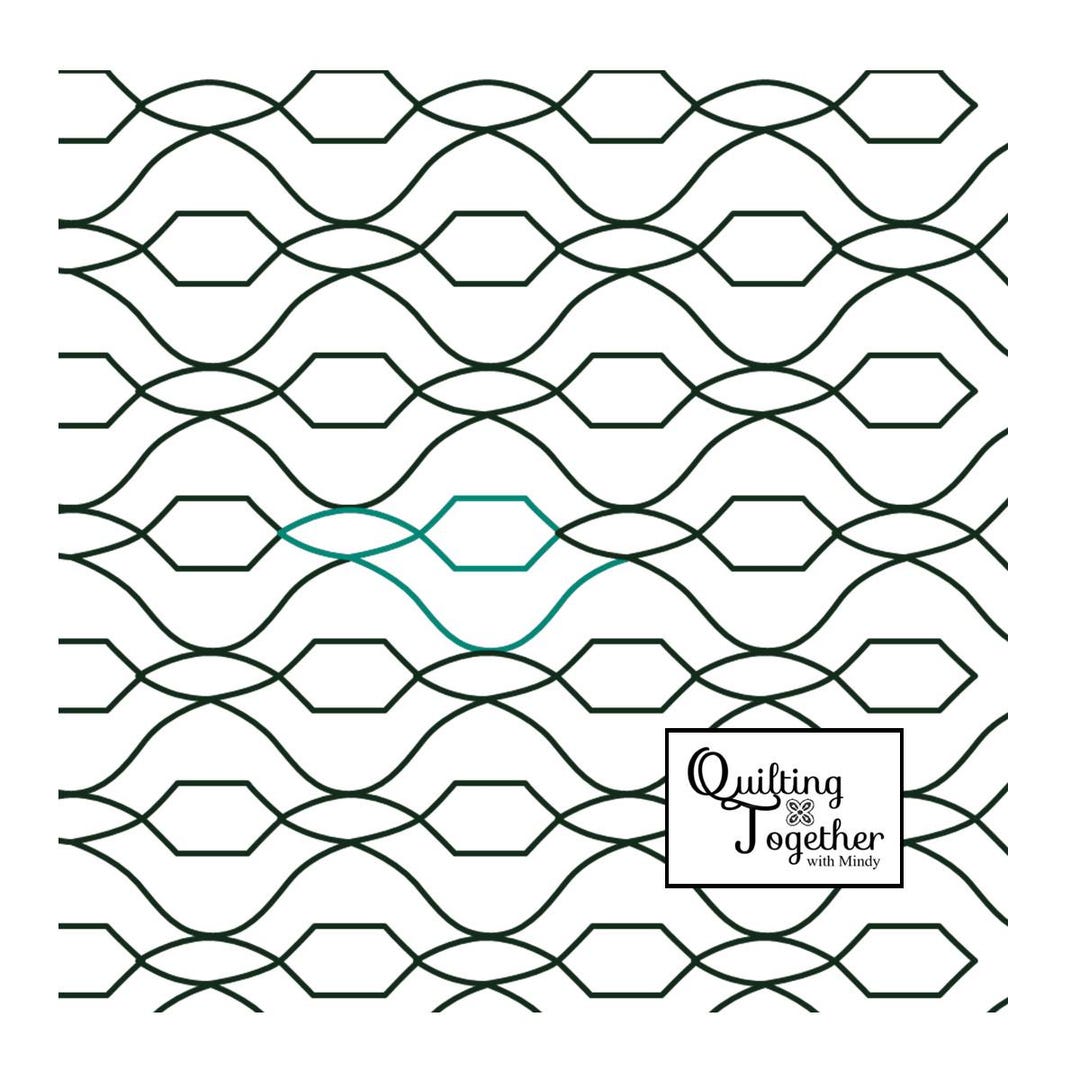 Luxe Panto Digital Design for Longarm Quilting Edge to Edge E2E Modern ...