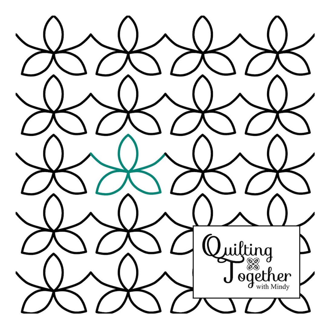 Trifolium Longarm Panto Digital Design for Longarm Quilting Edge to ...
