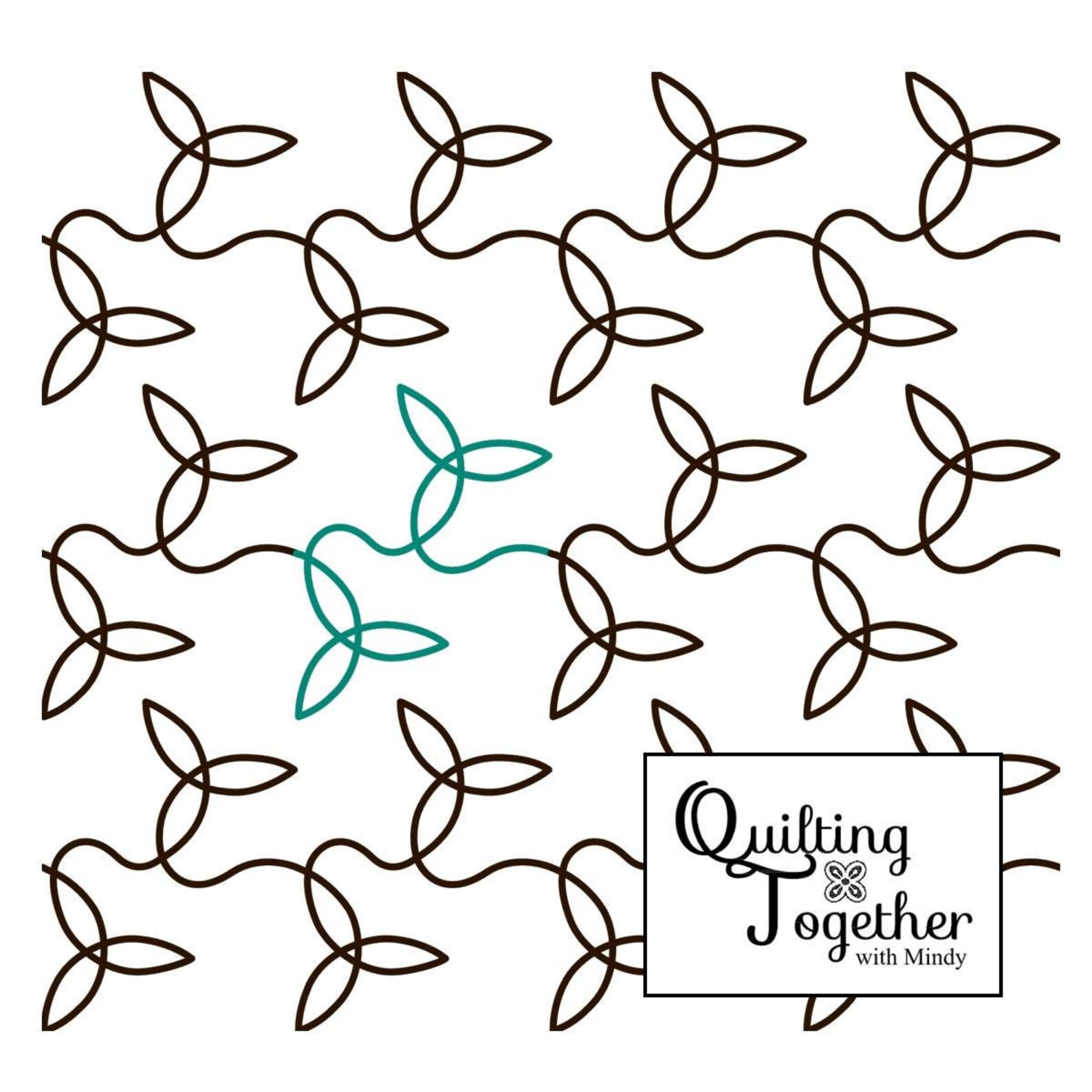 Trillium Panto Digital Design for Longarm Quilting Edge to Edge E2E ...