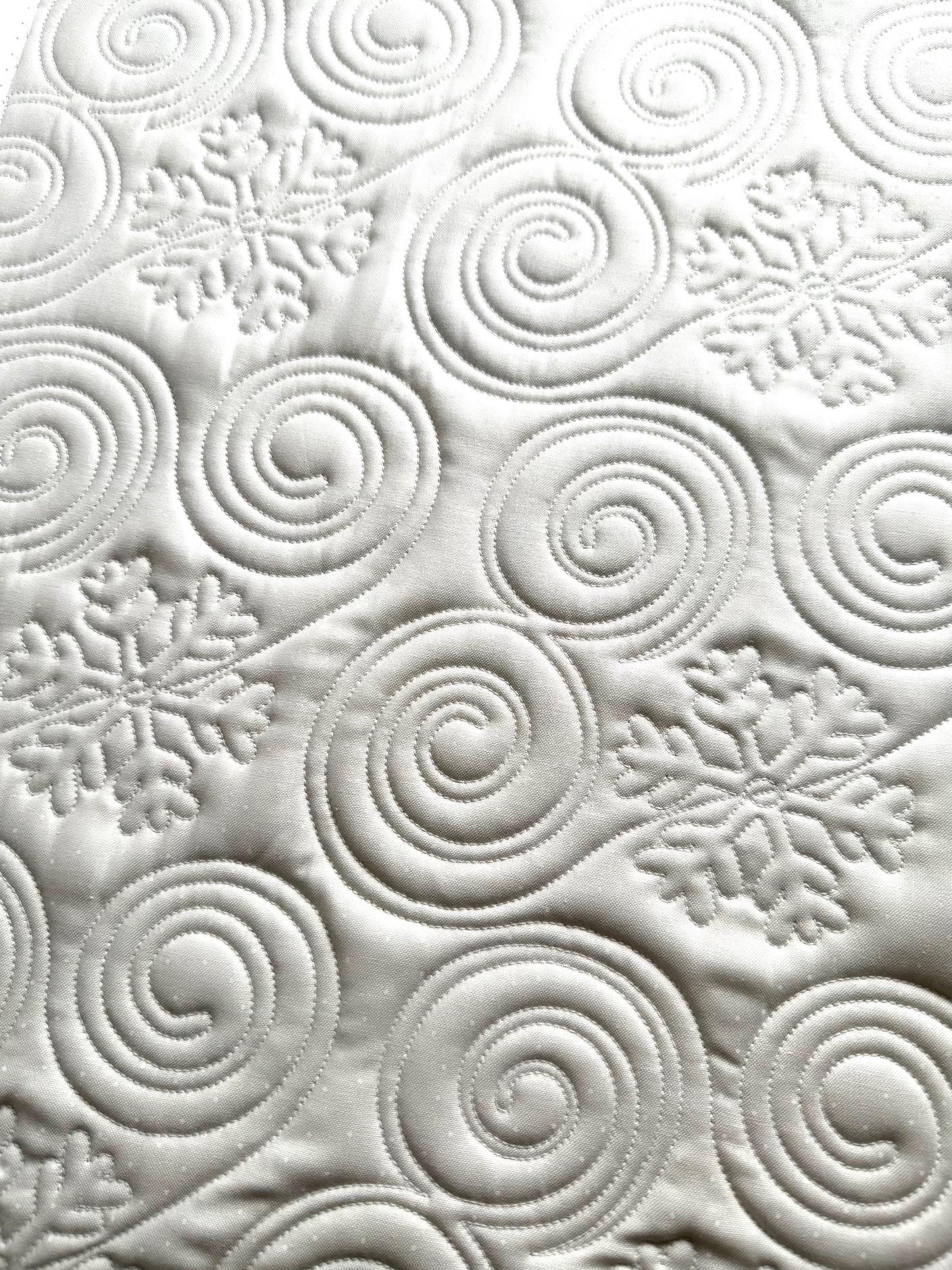 Flurries Digital Panto Design for Longarm Edge to Edge E2E Quilting ...