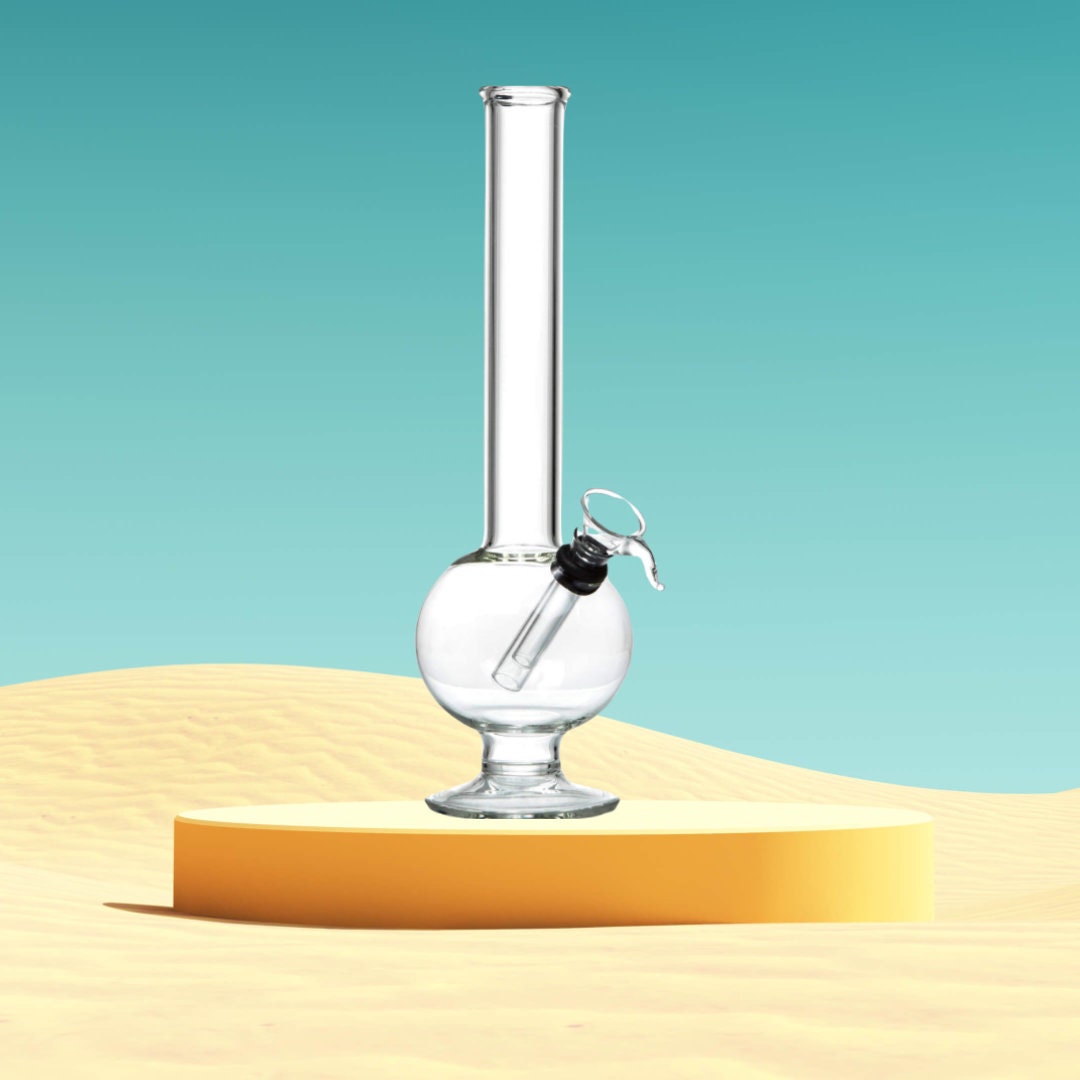 11 Glass Bubble Bong W/ Rubber Grommet Etsy