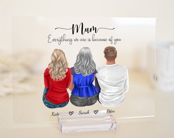 Mothers Day Gift, Personalised Mum Gift, Mum Birthday Gift, Gift for Mum, Mother and Daughter plaque, Mothers Day Gift, Gift from Daughter