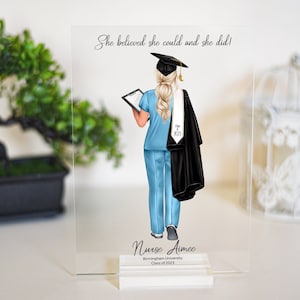 Sagen Sie Glückwünsche oder danke zu einem Krankenschwester-Graduierten oder Doktor mit einzigartigen Wertschätzungs- und Abschlussgeschenken - perfekt für Sie und Ihn