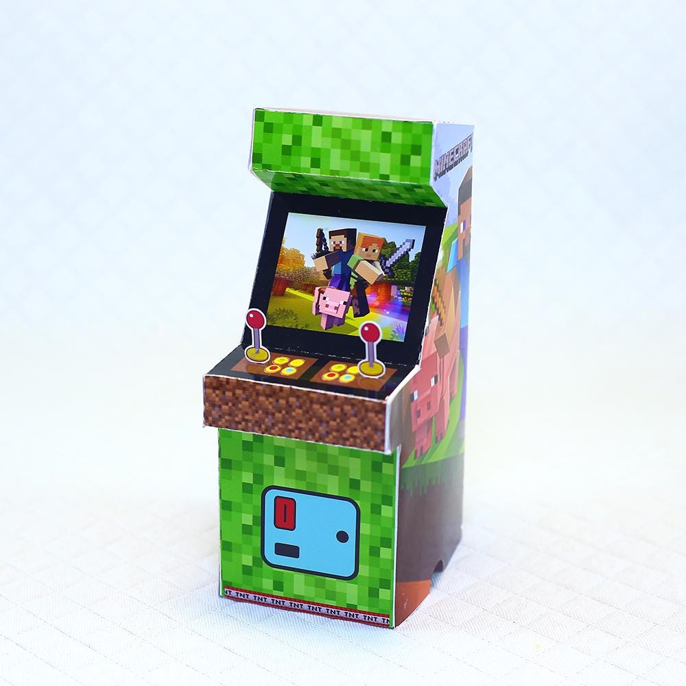 Gamer Party Favor Box - Template 1