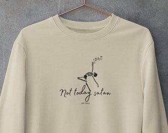 Halloween Sweatshirt, Funny Skeleton Sweatshirt, Minimalist Skeleton Sweatshirt, Minimalist Sweatshirt, Dancing Skeleton Sweatshirt