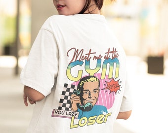 Meet Me At Gym Shirt, Retro Shirt, Pump cover, Gym Tshirt, Fitness Shirt, Workout Shirt, Weightlifting Shirt, Funny Gym Shirt, Gym Gifts,