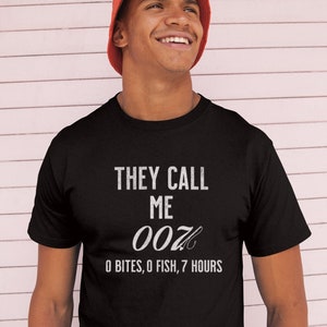 Fishing Shirt, Fishing Gifts, Dad Funny Shirt, Funny Graphic Tee, Fisherman Gift, Gift for Dad, Funny Dad Gift, Husband Gift, 007, Fish Tee