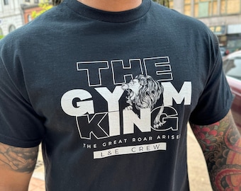Gym King Gym Shirt, Pump Cover, Workout Shirt, Powerlifting Shirt, Weightlifting Shirt, Fitness Shirt, Gym Tshirt For Men, Gym Gift For Him