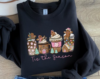 Tis the Season, Gingerbread Crewneck, Gingerbread Sweater, Vintage Christmas Sweatshirt, Christmas Lover Gift, Trendy Christmas Sweater