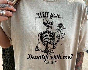 Spooky Skeleton Halloween Shirt, Skeleton Funny Halloween Shirt, Gym Shirt, Gym Pump Cover, Funny Gym Shirt, Fitness Shirt, Workout Shirt