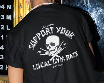 Support Your Local Gym Rats Gym Pump Cover, Gym Rat shirt, Funny gym shirt, Gym Gift, Weightlifting Shirt, Fitness Shirt, Gym Tshirt