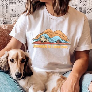 Under Cover Dachshund Dog Tee, Sausage Dog, Wiener Dog Mom, Dog TShirt, Weenie Dog, Doxie Shirt, Dachshund Gift, Dog Lover Gift
