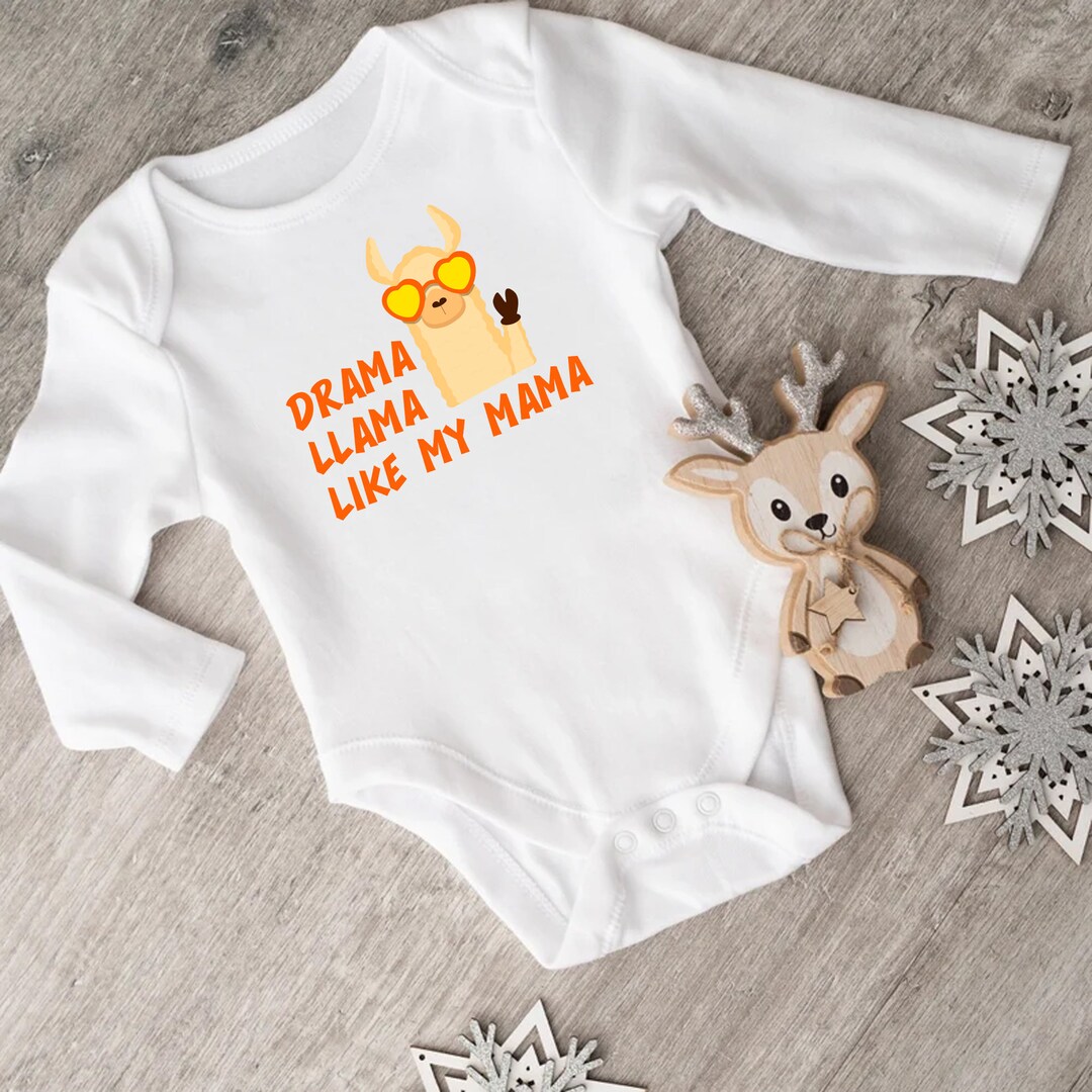 Drama Llama Onesie, Cute Llama Onesie, Funny Llama Onesie, Cute Farm