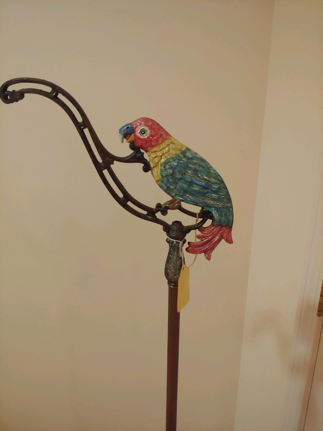 Vintage Floor Lamp Parrot Etsy