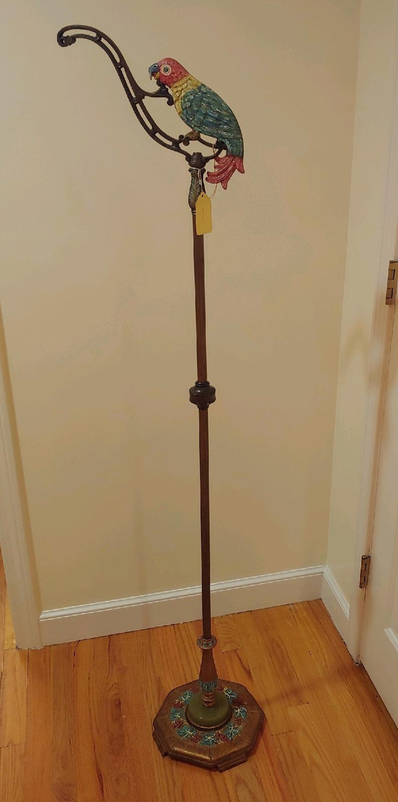 Vintage Floor Lamp Parrot Etsy