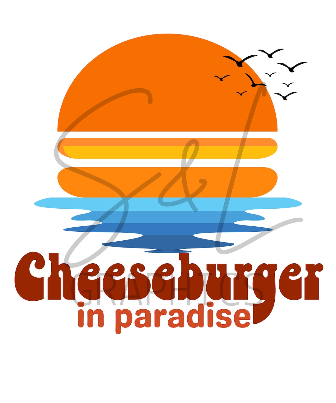 Jimmy Buffett, Cheeseburger in Paradise, Instant Download, Jimmy