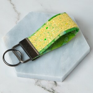 Keychain for Women, Key Fob, Fabric Keychain, Chunky Glitter, Key Chain, Made in Canada, New Home Gift, Gift for Mom, Mothers Day