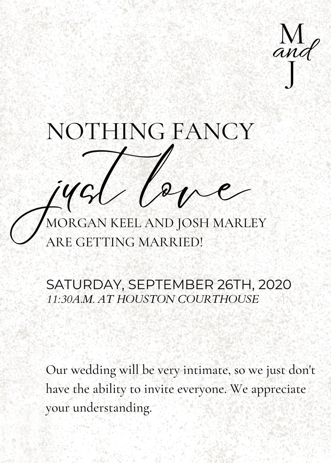 Courthouse Wedding Invitation City Hall Wedding Invitation Etsy