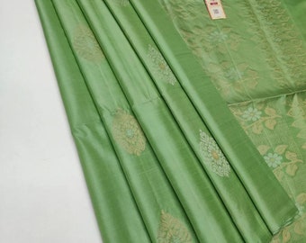 Handloom Kanchipuram Silk Cotton Saree : Merlot x Turquoise