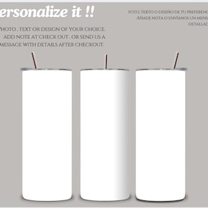 Personalized 20oz Stainless Steel Tumbler with Photo, Text, Name, or Logo – Custom Gift for Any Occasion
