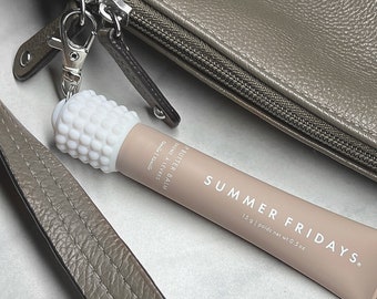 Summer Fridays Lip Balm Keychain Carrier with Easy Swivel Clip - Bubble