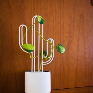 Cactus Indoor Houseplant Trellis | Plant Climbing Support | Indoor Plant Décor