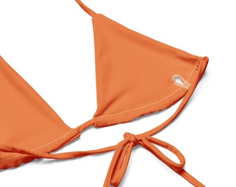 Bikini string orange