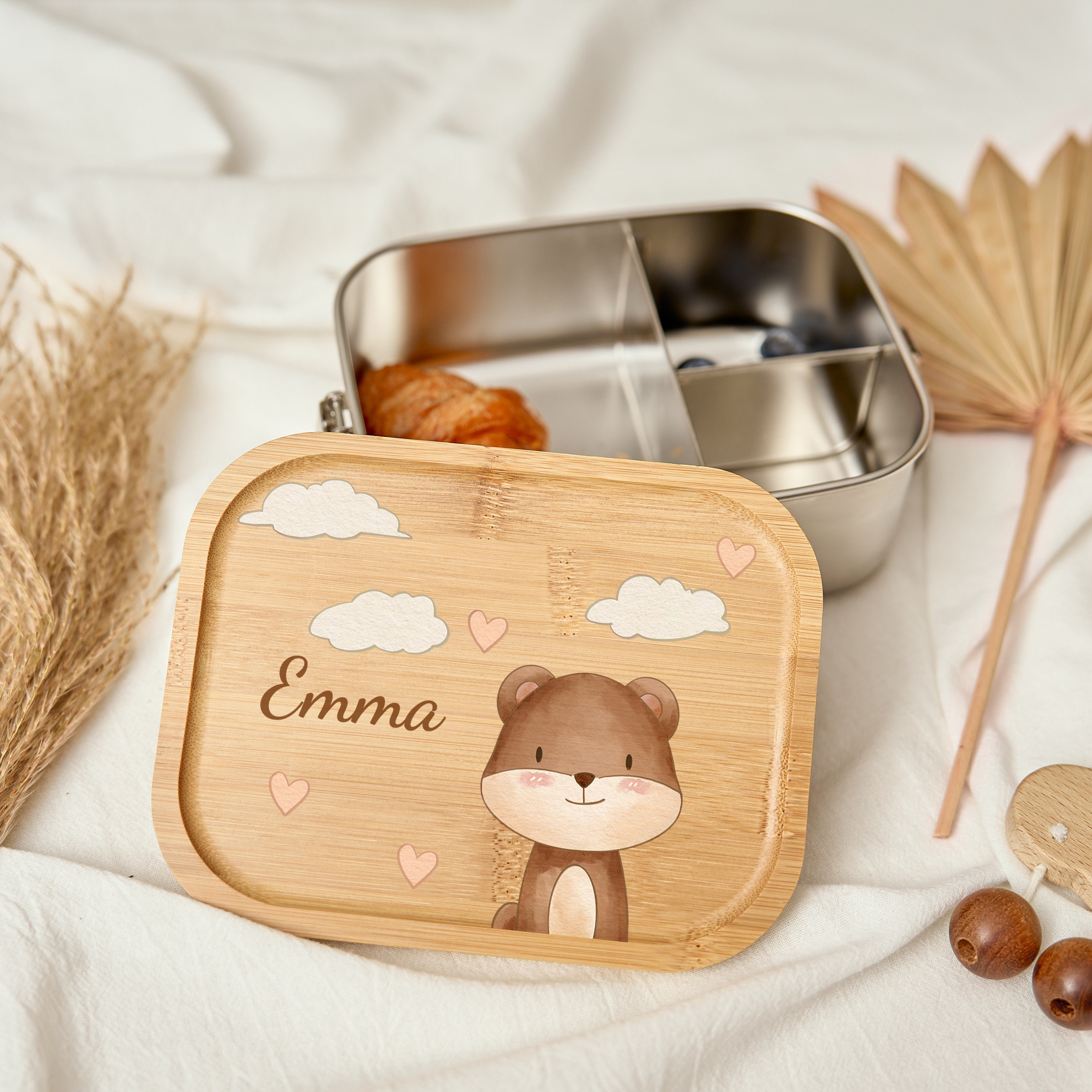 Personalized Kid's Lunch Box for Child Custom Wood and Etsy