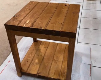 Rustic Handmade Side Table