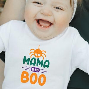 Mama Is My Boo SVG,Png, Eps, Dxf, Pdf, Digital Cut File, Cricut Maker, Silhouette Cameo 4, Halloween SVG, Ghost SVG, Boo