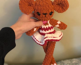Gehäkelte handgemachte Lebkuchen Maus