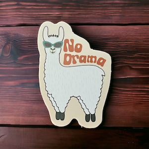 Lama pas dramatique Sticker
