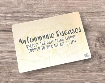 Autoimmune Diseases Support Print: Inspirational 5x7 Cardstock Art