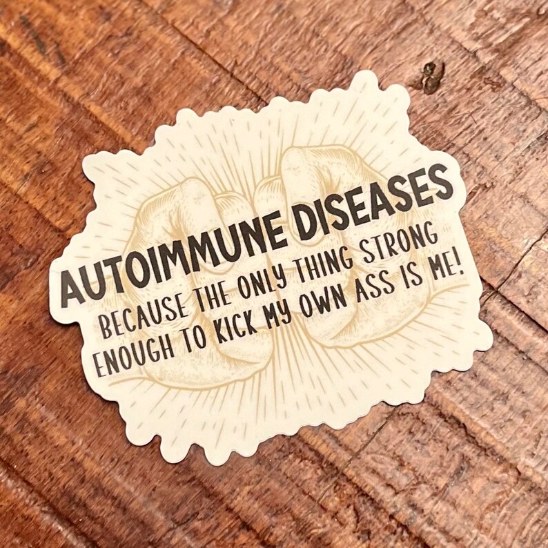 Sticker de sensibilisation aux maladies auto-immunes Magnet