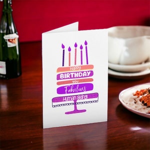 Alles Gute Zum Geburtstag Du Fabelhafter Mensch Lustig und Fröhlich Geburtstagskarte